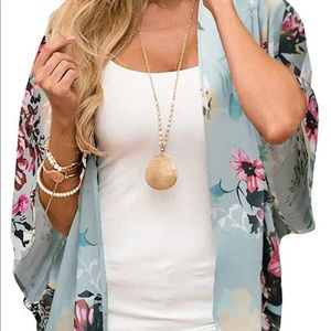 Gorgeous Mint Floral Kimono Cardigan 🌸